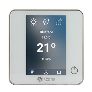 Airzone - AIRZONE AZCE6BLUEZEROCB Thermostat Zéro Blueface Filaire Blanc - Inter Clim 31