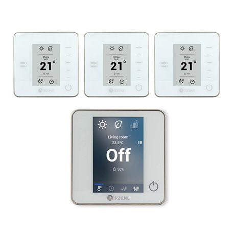 Inter Clim 31 - PACK THERMOSTATS 1 BLUE ZERO + 3 THINK - Inter Clim 31